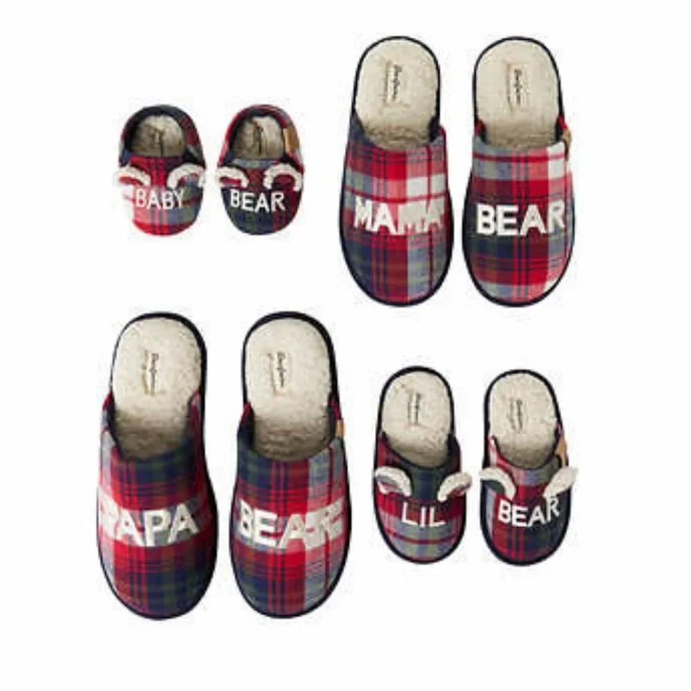Dearfoams Lil Bear Family Slipper
